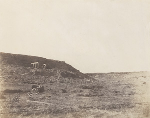 Lot 4046, Auction  125, Greene, John Beasley, Mountain and Temple of Gerf Hussein, Egypt.