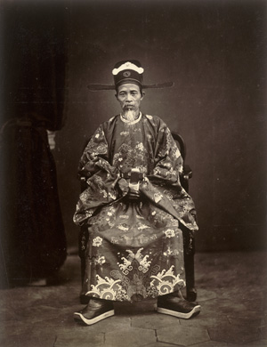 Lot 4047, Auction  125, Gsell, Émile, Studio portrait of Governor Tan-Phu-Thu of Hai-Duong,Tonkin