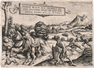 Lot 5026, Auction  125, Bockstorffer, Christoffel, Herr mit Dame zu Pferd (Allegorie der Hofart).