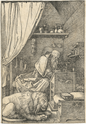 Lot 5085, Auction  125, Dürer, Albrecht, Hieronymus in der Zelle