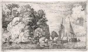 Lot 5093, Auction  125, Everdingen, Allaert van, Flusslandschaft mit zwei Booten