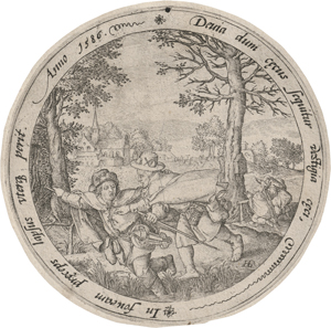 Lot 5106, Auction  125, Goltzius, Hendrick, Das Gleichnis der zwei Blinden
