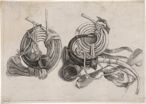 Lot 5112, Auction  125, Hollar, Wenzel, Jagdhunde und Jagdgeschirr