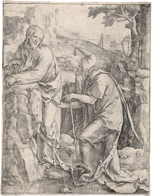 Lot 5131, Auction  125, Leyden, Lucas van, Die Versuchung Christi