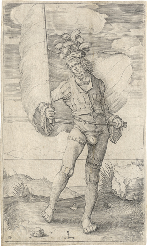 Lot 5137, Auction  125, Leyden, Lucas van, Der Fahnenträger
