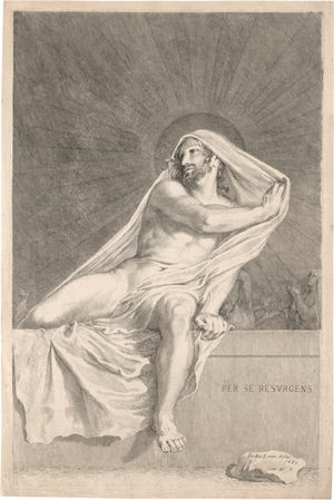 Lot 5155, Auction  125, Mellan, Claude, Die Auferstehung Christi