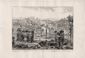 Lot 5302, Auction  125, Piranesi, Giovanni Battista, Veduta di Campo Vaccino