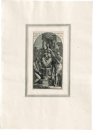 Lot 5329, Auction  125, Zanetti, Anton Maria, Madonna mit Kind und den hll. Franziskus und Hieronymus
