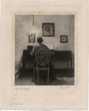 Lot 5351, Auction  125, Ilsted, Peter, Spielende Dame