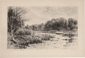 Lot 5388, Auction  125, Mønsted, Peder Mork, Teichlandschaft bei Strandmøllen