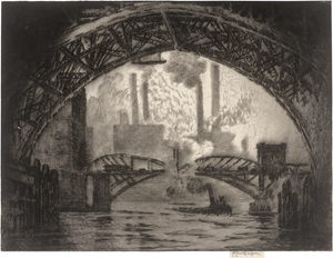 Lot 5394, Auction  125, Pennell, Joseph, Under the Bridges, Chicago