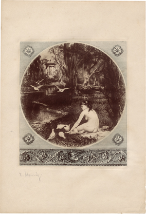 Lot 5446, Auction  125, Schennis, Friedrich von, Wassernymphe mit Tauben