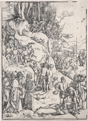 Lot 5547, Auction  125, Dürer, Albrecht, Marter der Zehntausend von Nikomedien