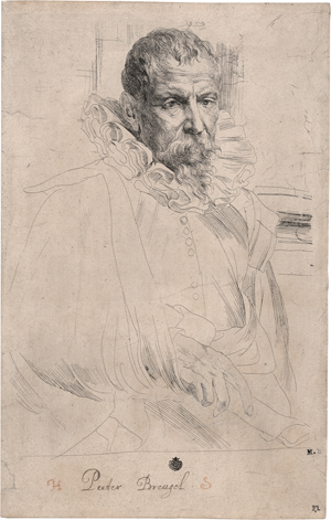 Lot 5550, Auction  125, Dyck, Anthony van, Bildnis Pieter Bruegel der Jüngere