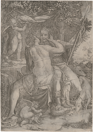 Lot 5563, Auction  125, Ghisi, Giorgio, Venus und Adonis