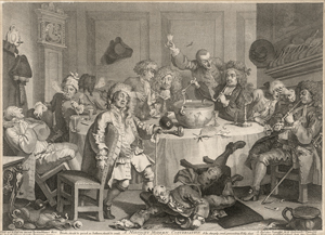 Lot 5593, Auction  125, Hogarth, William, A midnight modern conversation