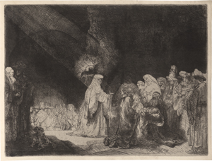 Lot 5660, Auction  125, Rembrandt Harmensz. van Rijn, Die Darstellung im Tempel