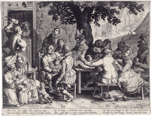 Lot 5710, Auction  125, Vinckboons, David, nach. Fröhliche Gesellschaft vor einem Landhaus