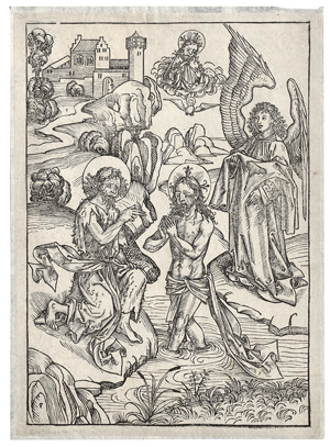 Lot 5718, Auction  125, Wohlgemuth, Michael, Die Taufe Christi