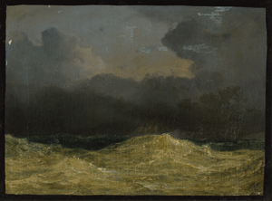 Lot 6077, Auction  125, Dänisch, 1861. Windgepeitschte See bei Nacht