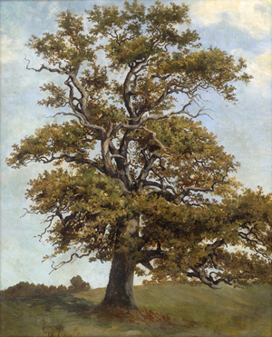 Lot 6095, Auction  125, Palm, Gustaf Wilhelm, Landschaft mit alter Eiche