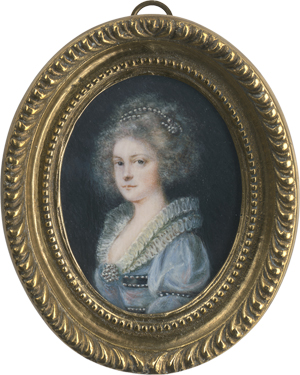 Lot 6441, Auction  125, Füger, Heinrich Friedrich - nach, Miniatur Portrait der Prinzessin Elisabeth Wilhelmine von Württemberg 