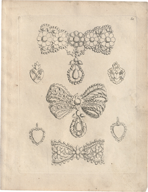 Lot 6529, Auction  125, Courtois, Pierre François, Schmuckentwürfe mit Edelsteinen