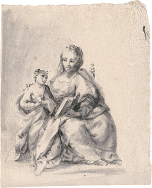 Lot 6746, Auction  125, Amigoni, Jacopo, Die Erziehung Mariens