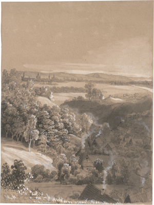 Lot 6782, Auction  125, Kügelgen, Konstantin von, Blick auf Dresden vom Ziegengrund aus gesehen