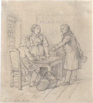 Lot 6814, Auction  125, Richter, Ludwig, Die Spinnstube