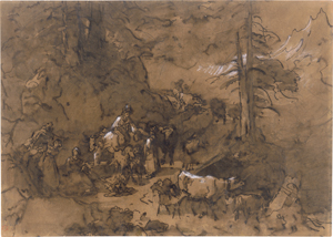 Lot 6831, Auction  125, Gauermann, Friedrich, Abtrieb von der Alpe