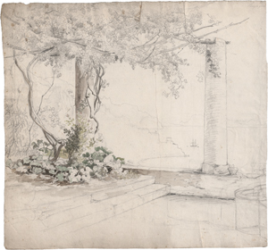 Lot 6835, Auction  125, Agricola, Eduard, Blick auf die Bucht von Amalfi von der Terrasse des Kapuzinerklosters Santa Rosa