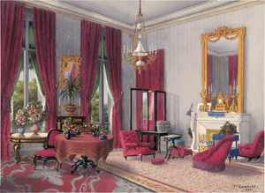 Lot 6876, Auction  125, Contini, Joseph, Salon des Württembergischen Königspaares in der Villa des Dunes in Cannes