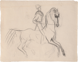 Lot 6905, Auction  125, Jungnickel, Ludwig Heinrich, 34 Blatt Pferde, Tiere und Figurenstudien