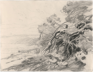 Lot 7016, Auction  125, Hagemeister, Karl, Windfänger an der See - Lohme auf Rügen 