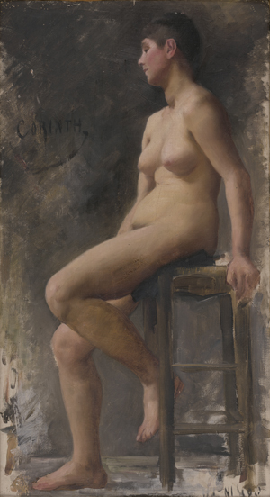 Lot 7018, Auction  125, Corinth, Lovis, Sitzender Akt