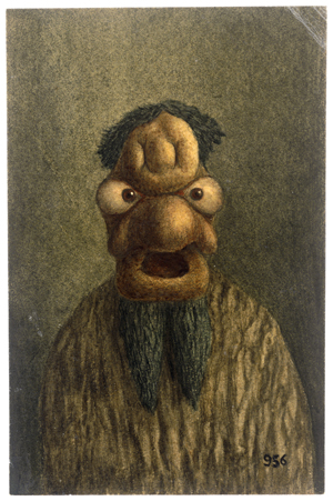 Lot 7052, Auction  125, Löwy, Leopold, Phantasiewesen mit Bart