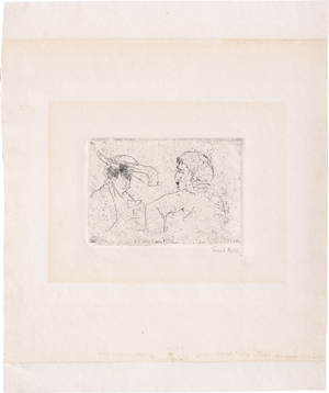 Lot 7056, Auction  125, Nolde, Emil, Beim Absinth
