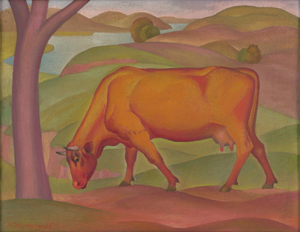 Lot 7115, Auction  125, Wunderwald, Gustav, Gelbe Kuh