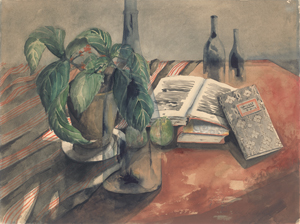 Lot 7147, Auction  125, Radziwill, Franz, Stilleben mit Büchern