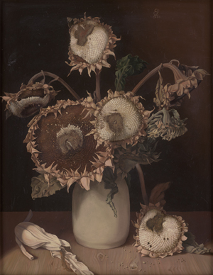 Lot 7176, Auction  125, Lindenau, Erich, Verwelkte Sonnenblumen