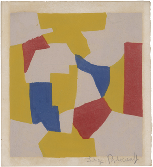 Lot 7215, Auction  125, Poliakoff, Serge, Composition grise, jaune, rouge et bleue