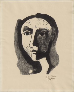 Lot 7219, Auction  125, Hofer, Karl, Frauenkopf II