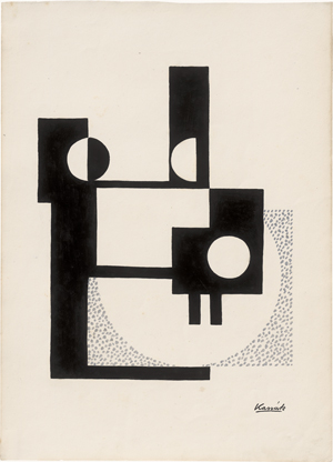 Lot 7240, Auction  125, Kassák, Lajos, Konstruktive Komposition