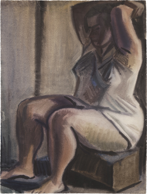 Lot 7242, Auction  125, Querner, Curt, Im Hemd (Sommer-Abend)