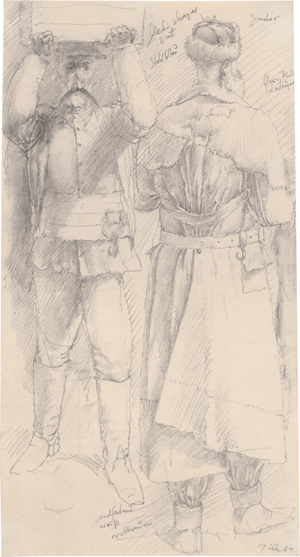 Lot 7259, Auction  125, Tübke, Werner, Ohne Titel (Studie)