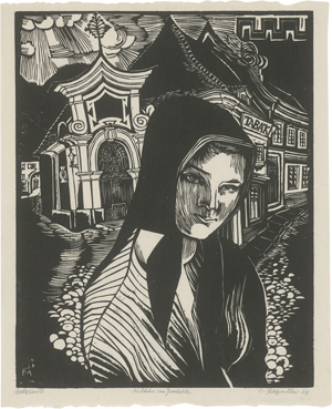 Lot 8043, Auction  125, Felixmüller, Conrad, Mädchen von Prachatitz