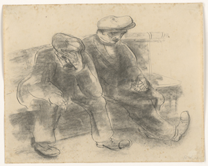 Lot 8069, Auction  125, Hohly, Richard, Zwei Arbeitslose