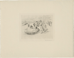 Lot 8105, Auction  125, Liebermann, Max, Am Strande (Nordwijk)