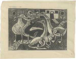 Lot 8120, Auction  125, Marcks, Gerhard, Gänse I (Junge Gänse)